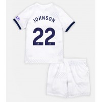 Stroje piłkarskie Tottenham Hotspur Brennan Johnson #22 Koszulka Podstawowej dla dzieci 2023-24 Krótki Rękaw (+ szorty)